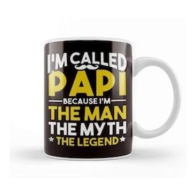 Baskı Dükkanı Papi Man Myth Legend Papa Poppa Dad Daddy Father Stepdad Kupa