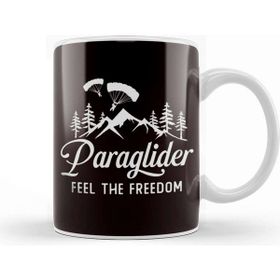 Baskı Dükkanı Paraglider Freedom Paragliding Skydiving Parachute Flying Kupa