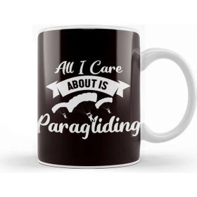 Baskı Dükkanı Paragliding Paraglider Skydiving Flying Parachute Skydiver Kupa