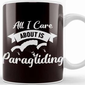 Baskı Dükkanı Paragliding Paraglider Skydiving Flying Parachute Skydiver Kupa
