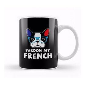 Baskı Dükkanı Pardon My French Funny French Bulldog Frenchie Kupa