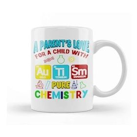 Baskı Dükkanı Parent S Love For Child With Autism Pure Chemistry Kupa
