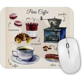 Baskı Dükkanı Paris Coffee Mouse Pad