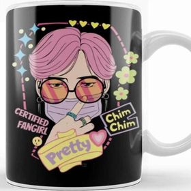 Baskı Dükkanı Park Jimin Pretty Jimin Certified Fan Girl Kupa