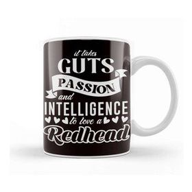 Baskı Dükkanı Passion Intelligence Love Ginger Redhead Red Orange Haired Kupa