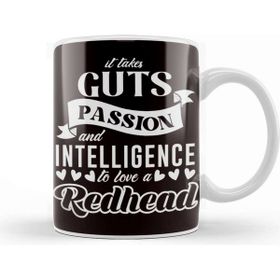 Baskı Dükkanı Passion Intelligence Love Ginger Redhead Red Orange Haired Kupa