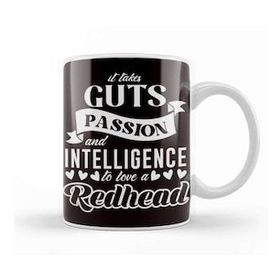 Baskı Dükkanı Passion Intelligence Love Ginger Redhead Red Orange Haired Kupa