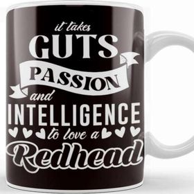 Baskı Dükkanı Passion Intelligence Love Ginger Redhead Red Orange Haired Kupa