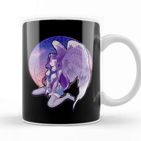 Baskı Dükkanı Pastel Goth Angel Horned Devil Anime Kawaii Girl Kupa