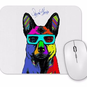 Baskı Dükkanı Pastor Alemao Pug Köpek Mouse Pad