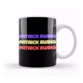 Baskı Dükkanı Patrick Ewing Basketball Gifts Vintage Retro Rainbow Quotes For Boys And Dad Kupa