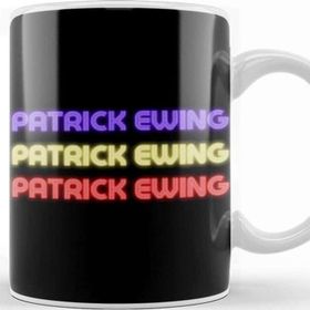 Baskı Dükkanı Patrick Ewing Basketball Gifts Vintage Retro Rainbow Quotes For Boys And Dad Kupa