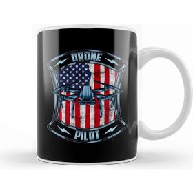 Baskı Dükkanı Patriotic Drone Pilot America Usa Droning Kupa