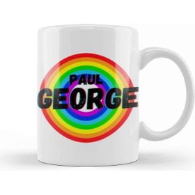 Baskı Dükkanı Paul George Basketball Gifts Vintage Retro Rainbow Quotes For Boys And Ddad Kupa