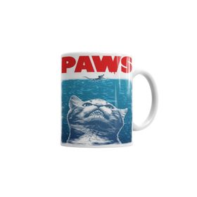 Baskı Dükkanı Paws Jaws Horror Korku Film Movie Spielberg Crossove Kupa