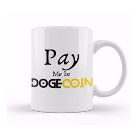 Baskı Dükkanı Pay Me In Dogecoin Kupa