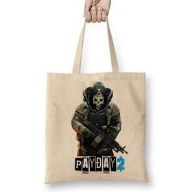 Baskı Dükkanı Payday 2 Skulldozer Bez Kadın Günlük Çanta