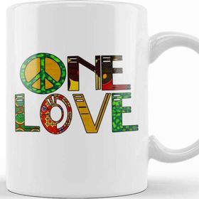 Baskı Dükkanı Peace Barış Sİmge Porselen Kupa