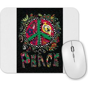 Baskı Dükkanı Peace Barış Simgesi Mouse Pad