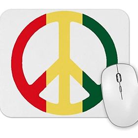 Baskı Dükkanı Peace Reggae Mouse Pad