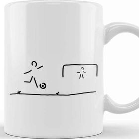 Baskı Dükkanı Penalty Kick Football Player Player Kupa
