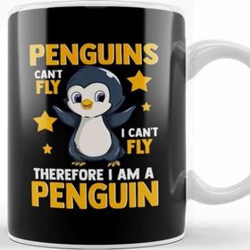 Baskı Dükkanı Penguins Can T Fly And Therefore I Am A Penguin Kupa