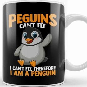 Baskı Dükkanı Penguins Can T Fly I Can T Fly I Am A Penguin Kupa
