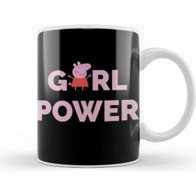 Baskı Dükkanı Peppa Pig Girl Power Kupa