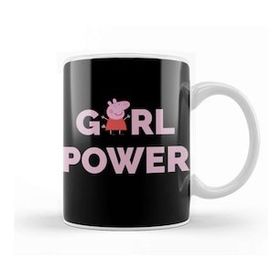 Baskı Dükkanı Peppa Pig Girl Power Kupa