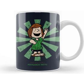 Baskı Dükkanı Peppermint Patty Retro Japanese Peanuts Kupa