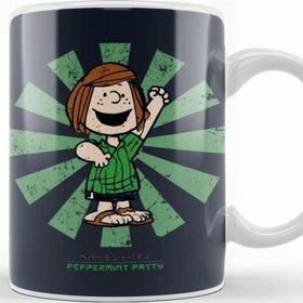 Baskı Dükkanı Peppermint Patty Retro Japanese Peanuts Kupa