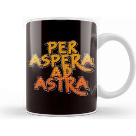 Baskı Dükkanı Per Aspera Ad Astra Latin Language Phrase Saying Inspiration Kupa