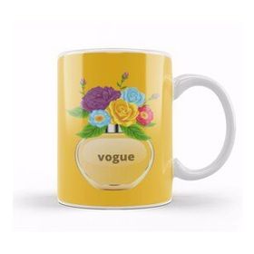 Baskı Dükkanı Perfume Bottle Vogue Perfume Vase New Summer Flower Female Kupa