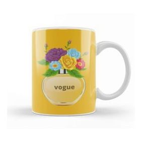 Baskı Dükkanı Perfume Bottle Vogue Perfume Vase New Summer Flower Female Kupa