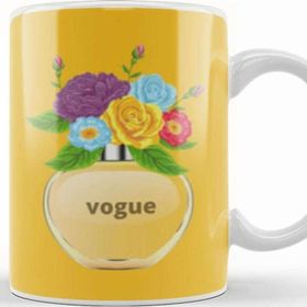 Baskı Dükkanı Perfume Bottle Vogue Perfume Vase New Summer Flower Female Kupa