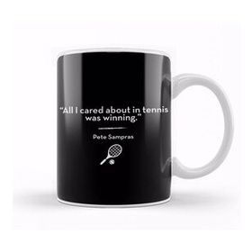 Baskı Dükkanı Pete Sampras All I Cared About In Tennis Was Winning Quote Kupa