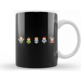 Baskı Dükkanı Peter Pan All Pixel Characters Kupa