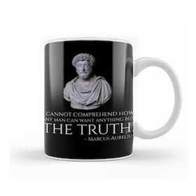 Baskı Dükkanı Philosophy Marcus Aurelius Quote Kupa