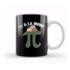 Baskı Dükkanı Pi A La Mode Funny Pi Day Ice Cream Pun Math Kupa