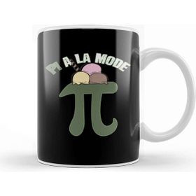 Baskı Dükkanı Pi A La Mode Funny Pi Day Ice Cream Pun Math Kupa