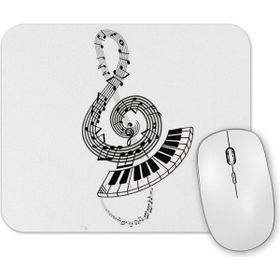 Baskı Dükkanı Piano Piyano Müzik Notaları Mouse Pad