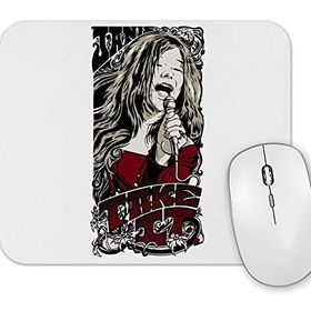 Baskı Dükkanı Piece of My Heart Janis Joplin Mouse Pad