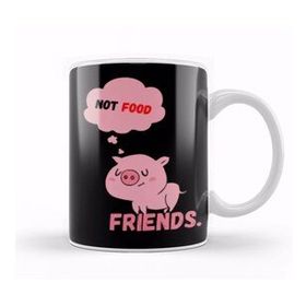 Baskı Dükkanı Pigs Are Friends Not Food Animal Rights Pıgs Are Frıends Not Food Animal Rights Vegan Gift Kupa