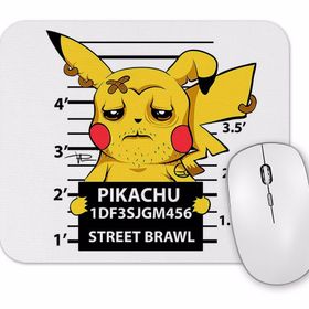 Baskı Dükkanı Pikachu Bad Boy Pokemon Mouse Pad