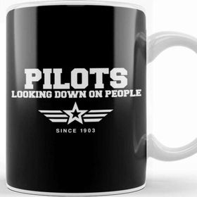 Baskı Dükkanı Pilots Looking Down on People Since 1903 Pun Kupa