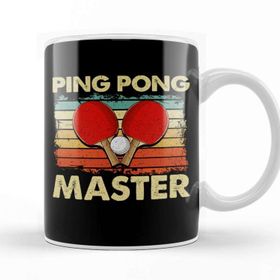 Baskı Dükkanı Ping Pong Master Table Tennis Pingpong Players Kupa