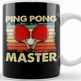 Baskı Dükkanı Ping Pong Master Table Tennis Pingpong Players Kupa