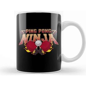 Baskı Dükkanı Ping Pong Ninja Table Tennis Pingpong Player Kupa