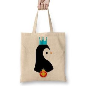 Baskı Dükkanı Pinguim Pengüen Bez Çanta