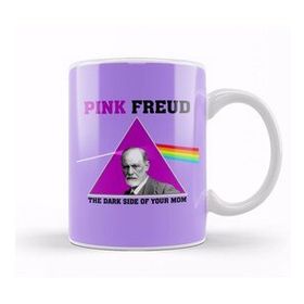 Baskı Dükkanı Pink Freud Dark Side of Your Mum Kupa